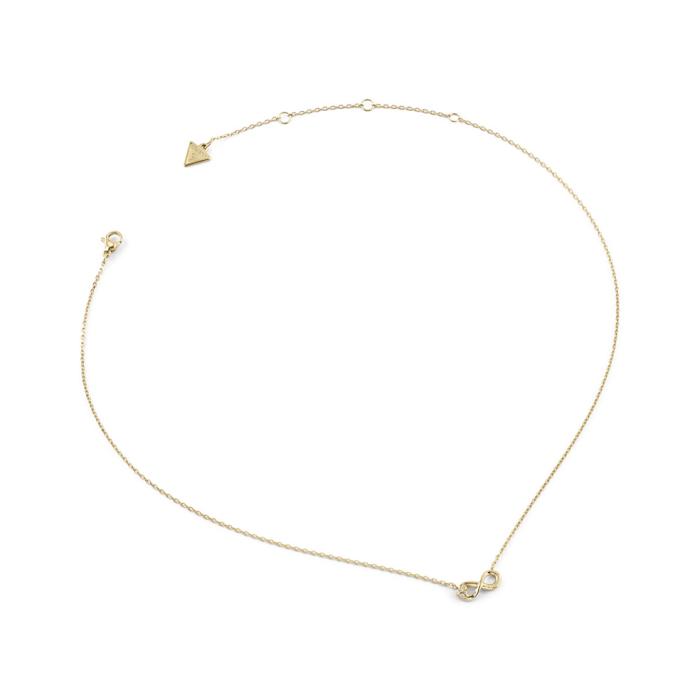 Κολιέ Guess Love Bites Ανοξείδωτο Ατσάλι με Λευκά Ζιργκόν