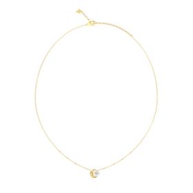 Κολιέ Guess Aurora Ανοξείδωτο Ατσάλι με Λευκά Ζιργκόν SKU-88215