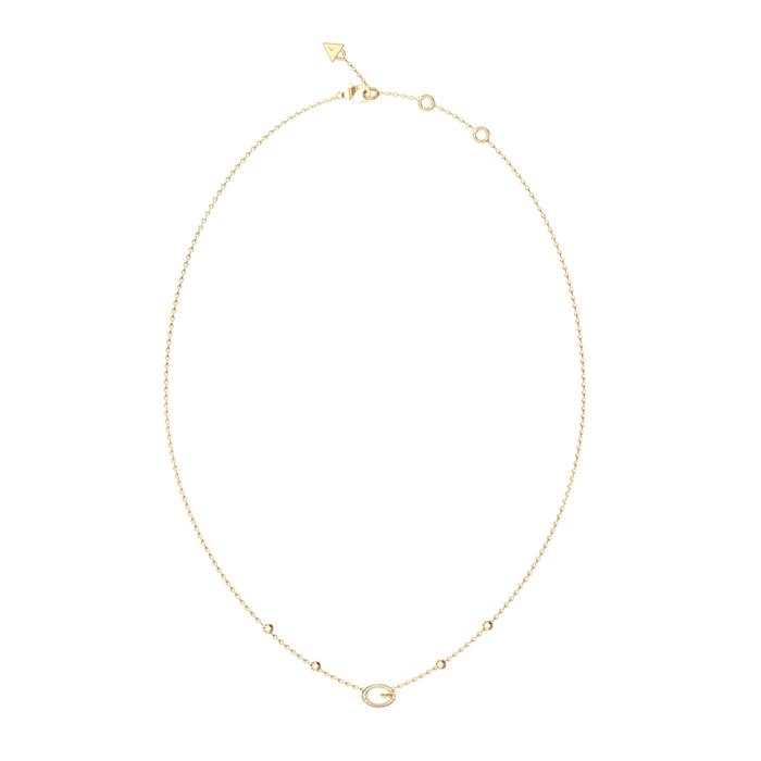 Κολιέ Guess G CAMDEN Ανοξείδωτο Ατσάλι με Λευκά Ζιργκόν SKU-88893