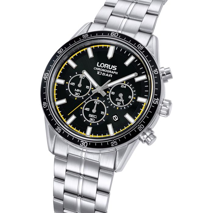 Ανδρικό Ρολόι LORUS Sports με Μαύρο Καντράν SKU-88009