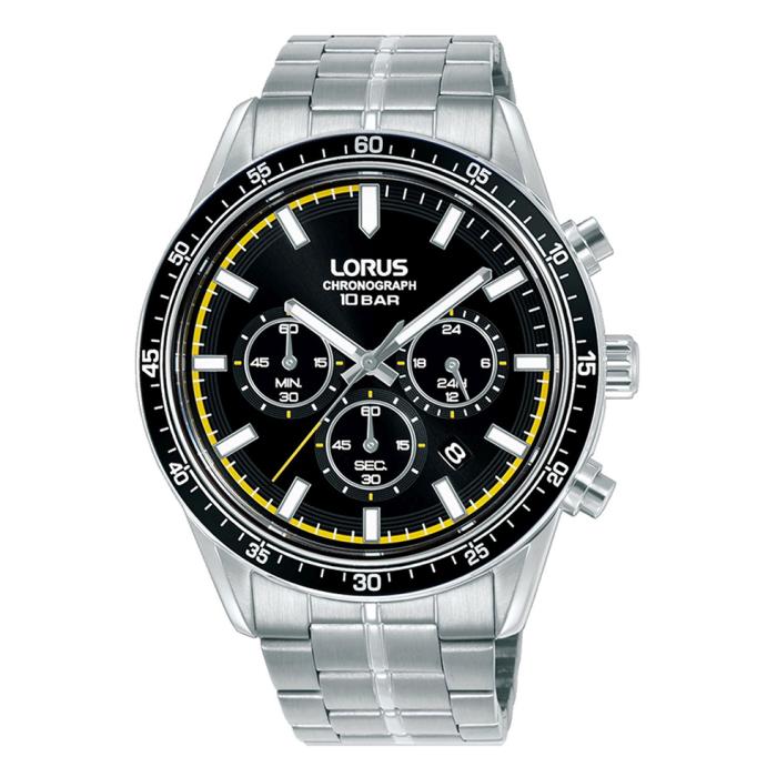 Ανδρικό Ρολόι LORUS Sports με Μαύρο Καντράν SKU-88009