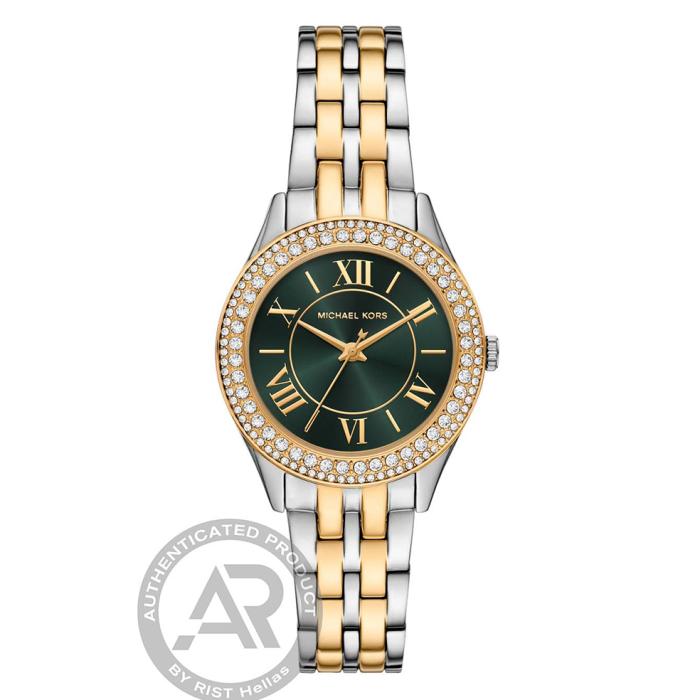 Γυναικείο Ρολόι MICHAEL KORS Harlowe με Πράσινο Καντράν SKU-88921