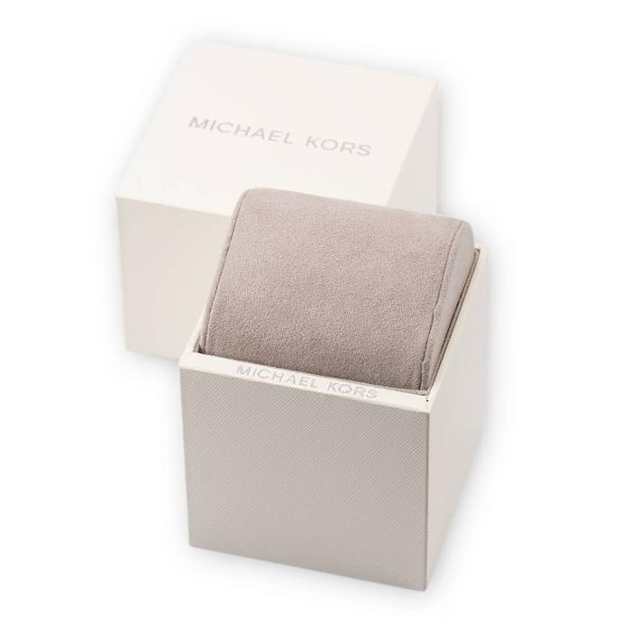 Γυναικείο Ρολόι MICHAEL KORS Georgie Δίχρωμο με Λευκό Καντράν SKU-88449