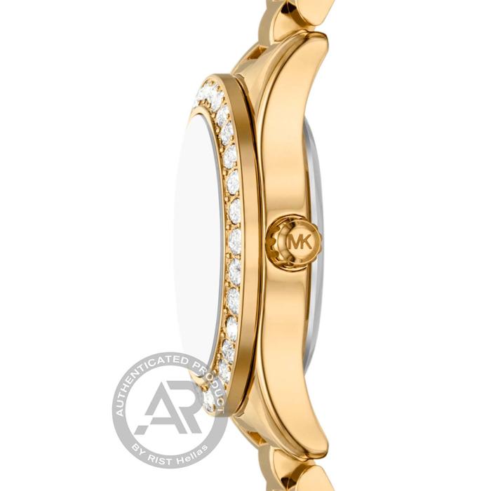 Γυναικείο Ρολόι MICHAEL KORS Lexington Set με Χρυσό Καντράν SKU-88919