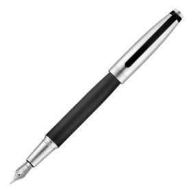 Πένα CERRUTI 1881 Fountain Pen Benson Black & Chrome SKU-88005