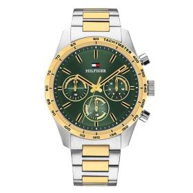 Ανδρικό Ρολόι TOMMY HILFIGER Hampton με Δίχρωμο Μπρασελέ SKU-88522