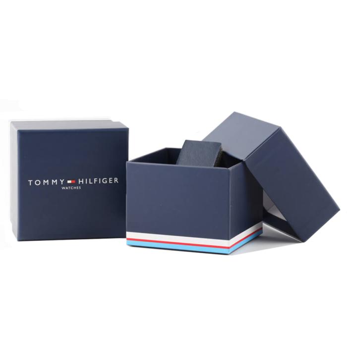 Ανδρικό Ρολόι TOMMY HILFIGER Hampton με Μπλέ Καντράν SKU-88525
