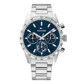 Ανδρικό Ρολόι TOMMY HILFIGER Hampton με Μπλέ Καντράν SKU-88525