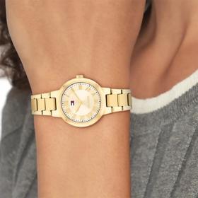 Γυναικείο Ρολόι TOMMY HILFIGER Becca με Χρυσό Καντράν SKU-88523