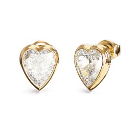 Σκουλαρίκια Guess Crystal Love από Ανοξείδωτο Ατσάλι & Ζιργκόν SKU-88884