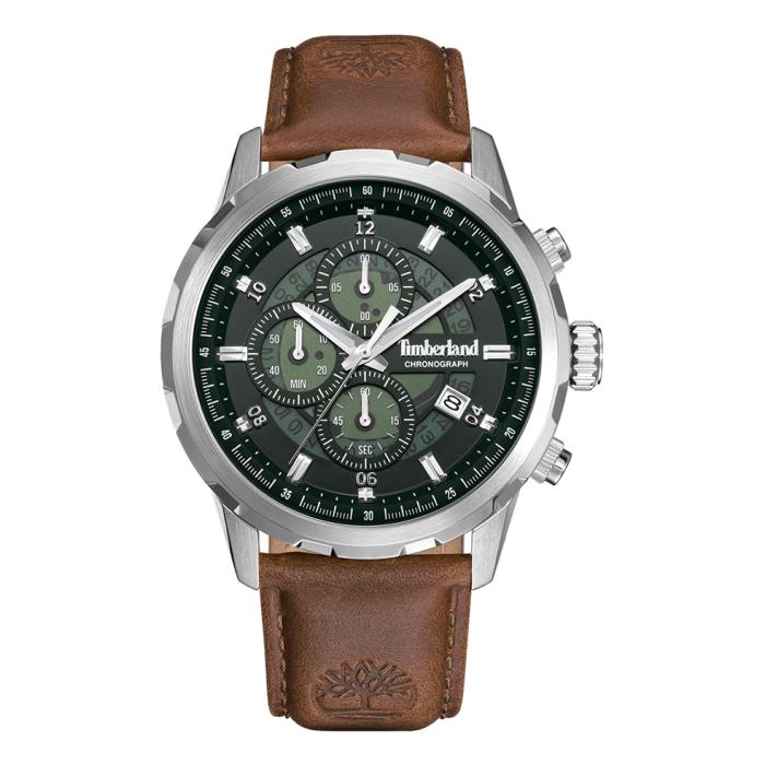 Ανδρικό Ρολόι TIMBERLAND Hampton Harbour με Πράσινο Καντράν SKU-88949