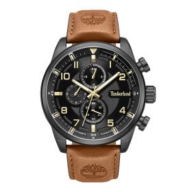 Ανδρικό Ρολόι TIMBERLAND Henniker II με Καφέ Δερμάτινο Λουράκι SKU-88516