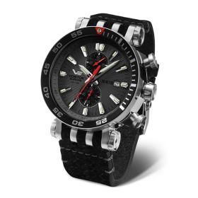 Ανδρικό ρολόι VOSTOK EUROPE Energia Silicone & Leather Strap SKU-88517