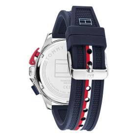 Ανδρικό Ρολόι TOMMY HILFIGER Bank με Μπλέ Λουράκι SKU-89013