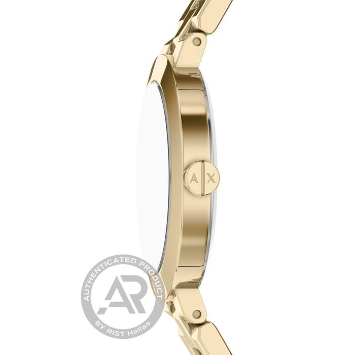 Γυναικείο Ρολόι ARMANI Exchange Jackie Set με Χρυσό Μπρασελέ SKU-89984