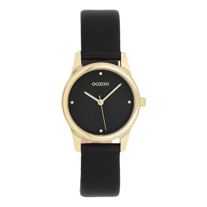 Γυναικείο Ρολόι OOZOO Timepieces με Μαύρο Λουράκι SKU-89569
