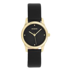 Γυναικείο Ρολόι OOZOO Timepieces με Μαύρο Λουράκι SKU-89569