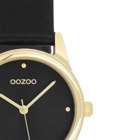Γυναικείο Ρολόι OOZOO Timepieces με Μαύρο Λουράκι SKU-89569
