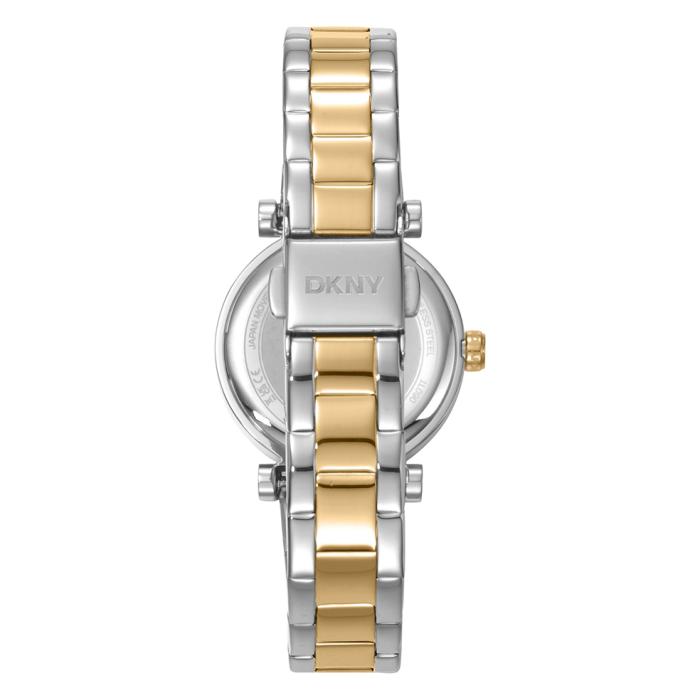 Γυναικείο Ρολόι DKNY Essentials με Δίχρωμο Μπρασελέ
