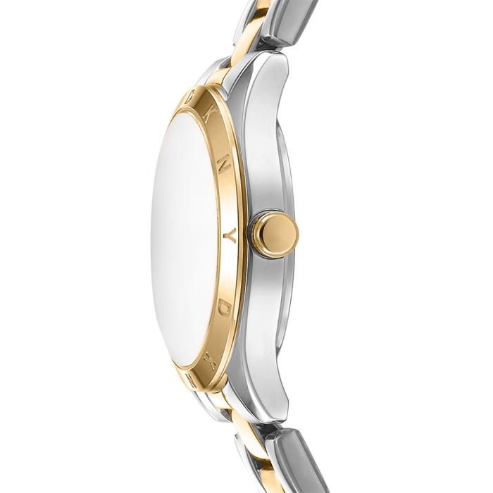 Γυναικείο Ρολόι DKNY Logo με Δίχρωμο Μπρασελέ SKU-89394