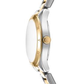 Γυναικείο Ρολόι DKNY Logo με Δίχρωμο Μπρασελέ SKU-89394