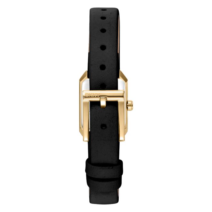 Γυναικείο Ρολόι DKNY Signature Shape με Μαύρο Δερμάτινο Λουράκι