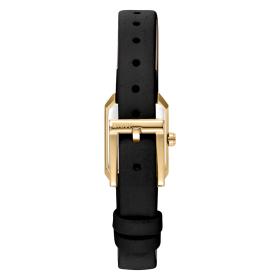 Γυναικείο Ρολόι DKNY Signature Shape με Μαύρο Δερμάτινο Λουράκι SKU-89395