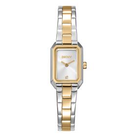 Γυναικείο Ρολόι DKNY Signature Shape με Δίχρωμο Μπρασελέ SKU-89988