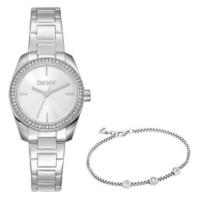 Γυναικείο Ρολόι DKNY Evening Set με Βραχιόλι SKU-89989