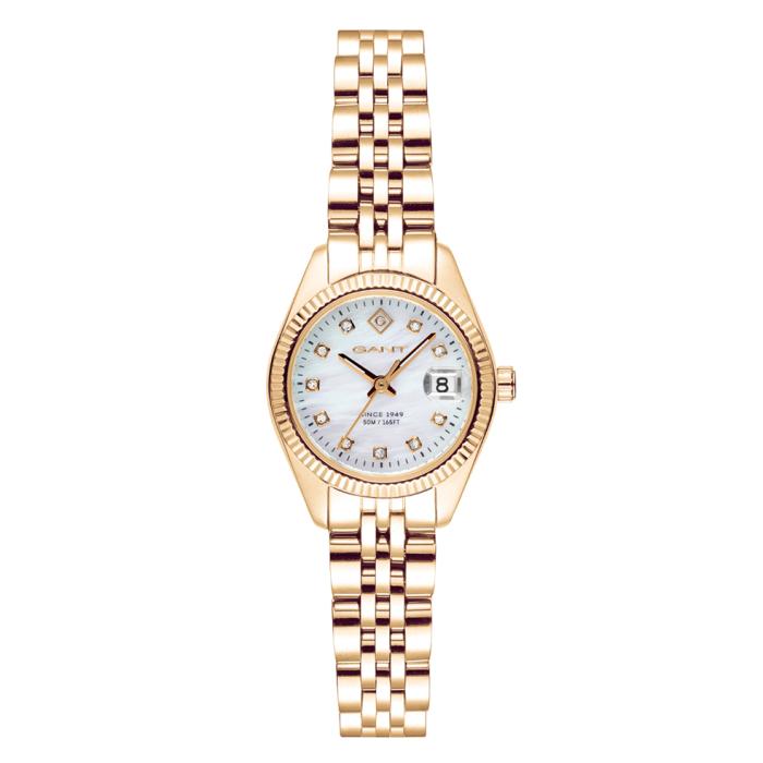 Γυναικείο Ρολόι GANT Sussex River με Χρυσό Μπρασελέ SKU-89076