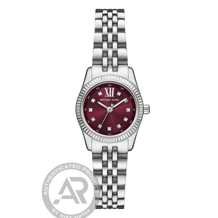 Γυναικείο Ρολόι MICHAEL KORS Lexington με Κόκκινο Καντράν SKU-89990