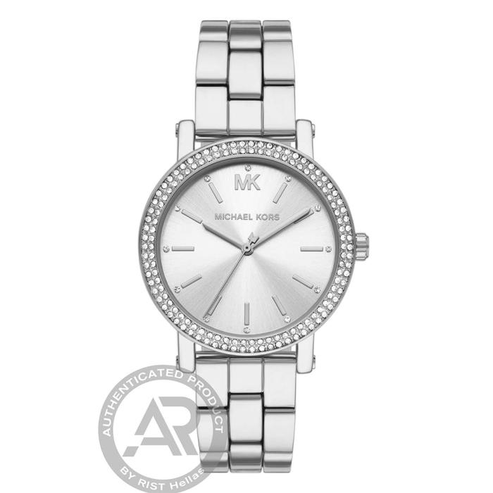 Γυναικείο Ρολόι MICHAEL KORS Corey με Ασημί Μπρασελέ SKU-89991