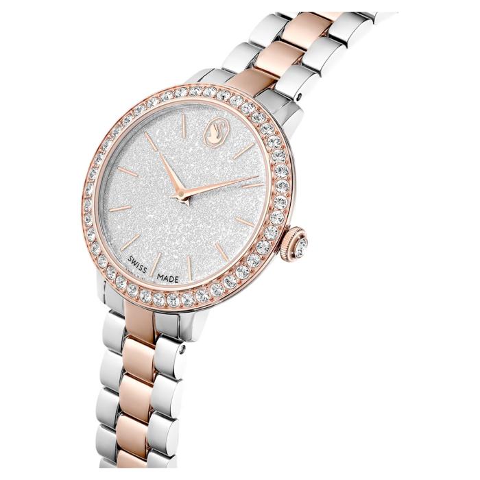 Γυναικείο Ρολόι Swarovski Matrix 3 link Swiss Made SKU-89085