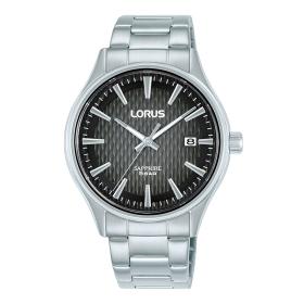 Ανδρικό Ρολόι LORUS Classic με Μαύρο Καντράν & Ασημί Μπρασελέ SKU-89313