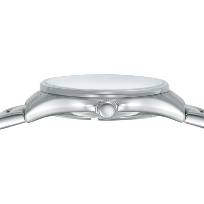 Ανδρικό Ρολόι LORUS Classic με Μαύρο Καντράν & Ασημί Μπρασελέ SKU-89313