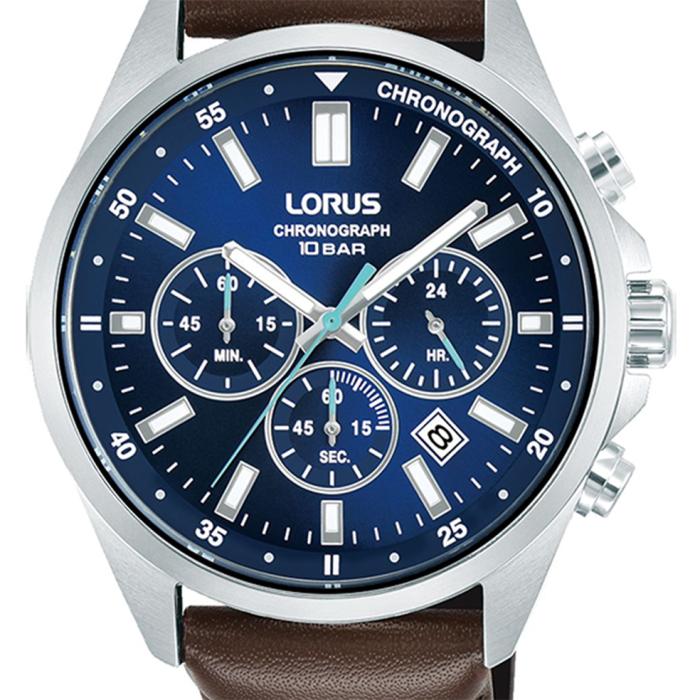 Ανδρικό Ρολόι LORUS Sport Chronograph με Μπλέ Καντράν SKU-89318