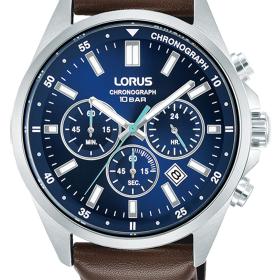 Ανδρικό Ρολόι LORUS Sport Chronograph με Μπλέ Καντράν SKU-89318