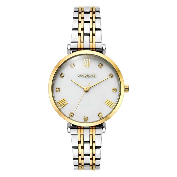 Γυναικείο Ρολόι VOGUE Bliss Mini με Δίχρωμο Μπρασελέ SKU-89095