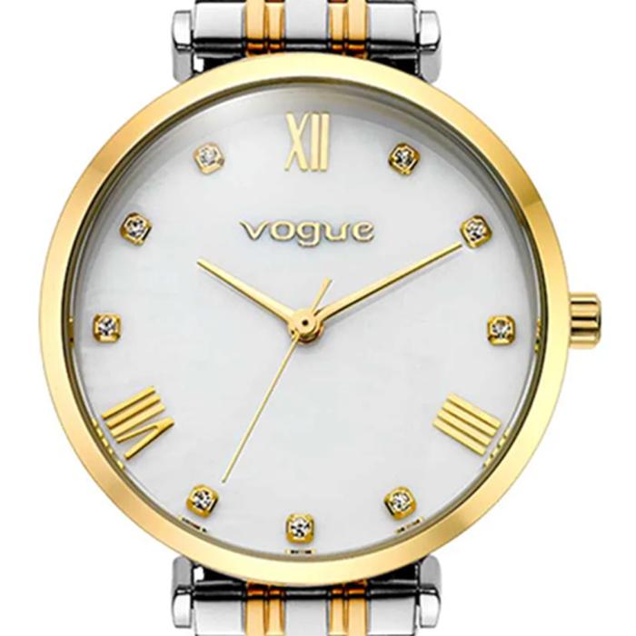 Γυναικείο Ρολόι VOGUE Bliss Mini με Δίχρωμο Μπρασελέ SKU-89095
