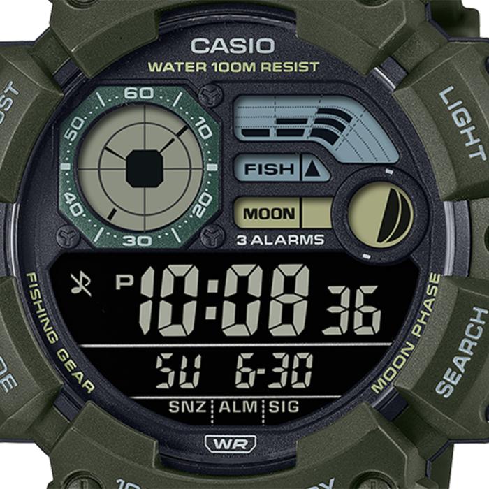 Ανδρικό Ρολόι CASIO με Πράσινο Λουράκι SKU-89896
