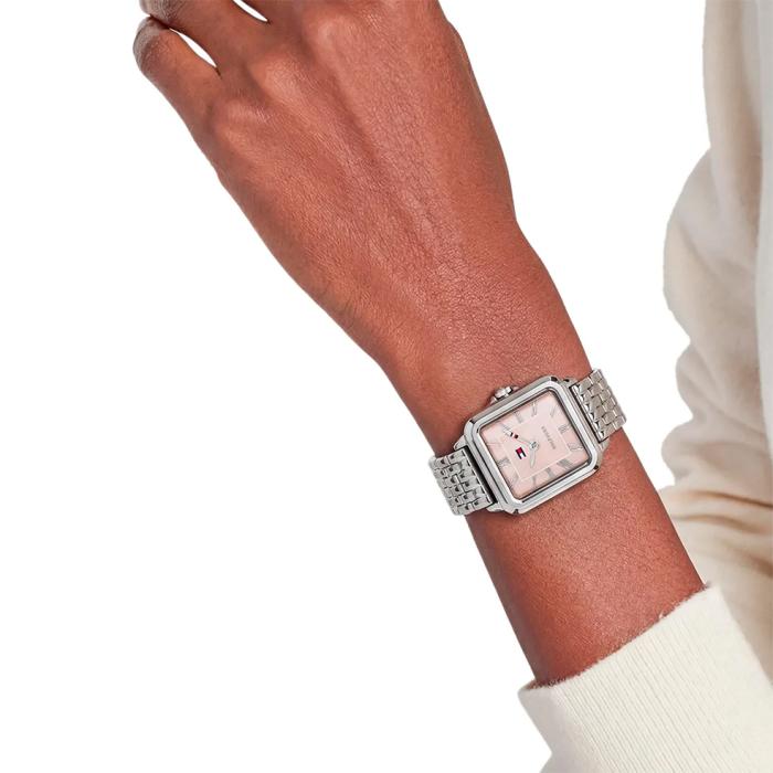 Γυναικείο Ρολόι TOMMY HILFIGER Mia με Ρόζ Καντράν SKU-90086
